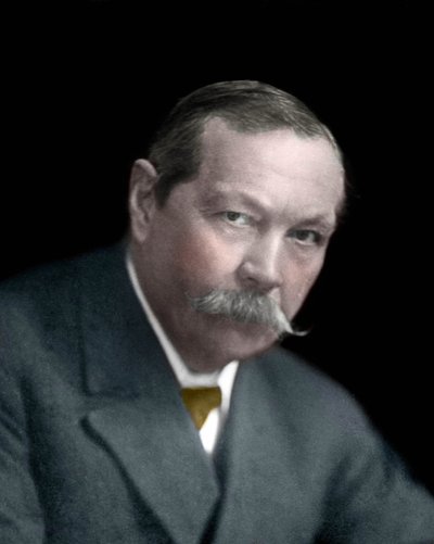 Portrait of Sir Arthur Conan Doyle, English novelist by Unknown artist