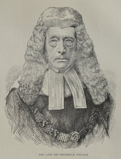 Portrait of Sir Frederick Pollock by Unknown artist