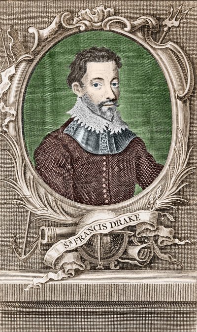 Portrait of Sir Francis Drake (1540-1596), English navigator by Unknown artist