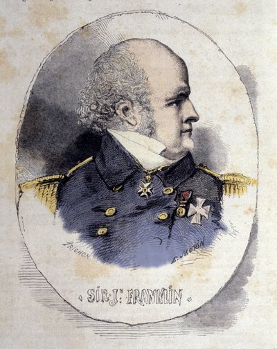 Portrait of Sir John Franklin, naval officer and British explorer by Unknown artist