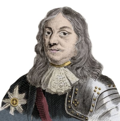 Portrait of Sir Martinus Cornelis van Tromp, Dutch naval officer and commander-in-chief of the Royal Dutch and Danish fleet (engraving) by Unknown artist