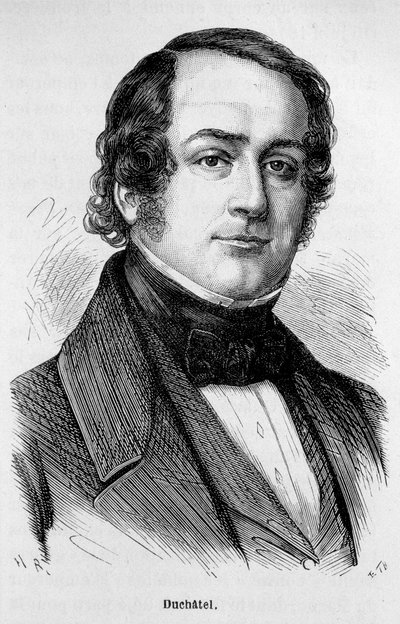 Portrait of Tanneguy Duchatel (1803-1867), French politician by Unknown artist