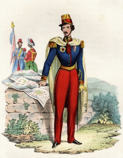 Portrait of Thomas Robert Bugeaud (1784-1849), Duke of Isly, Marshal of France. In 