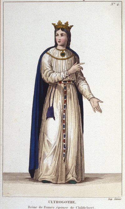 Portrait of Ultrogothe, Queen of France and Wife of Childebert I by Unknown artist