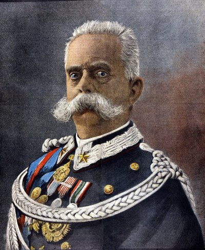 Portrait of Umberto 1st King of Italy (Humbert I) by Unknown artist