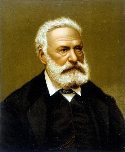 Portrait of Victor Hugo - Chromolithography by Unknown artist