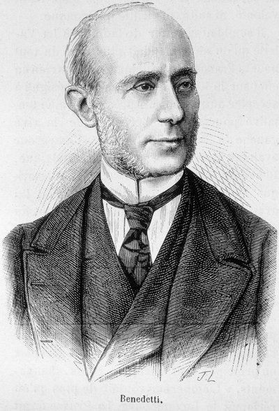 Portrait of Vincent Benedetti, French diplomat (1817 - 1900) by Unknown artist