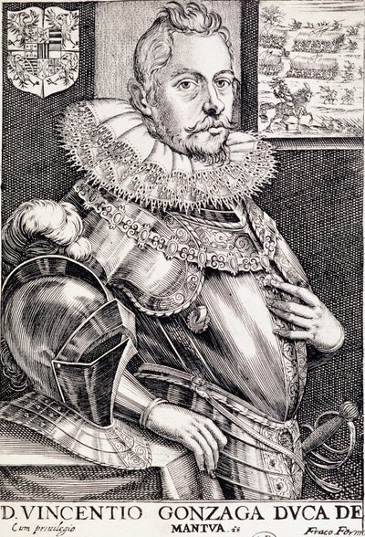 Portrait of Vincent Gonzague, Duke of Mantua by Unknown artist