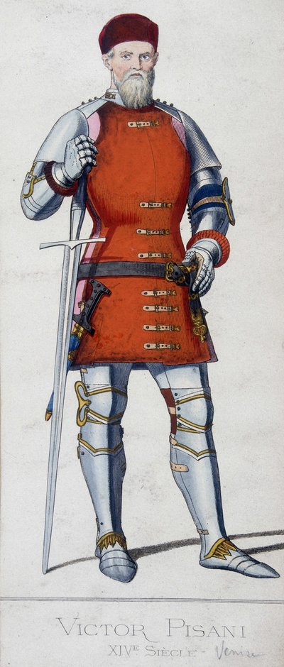 Portrait of Vittore Pisani. Venetian Admiral (1324 - 1380) by Unknown artist