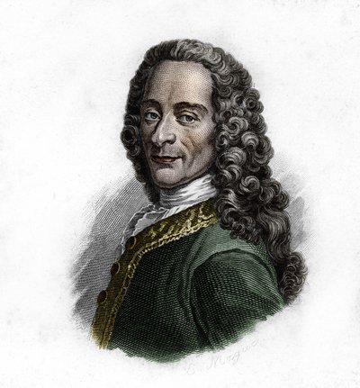 Portrait of Voltaire (1694-1778), French Writer and Philosopher by Unknown artist