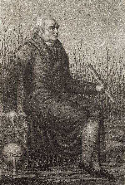 Portrait of William Herschel (1738-1822) German-born British Astronomer by Unknown artist