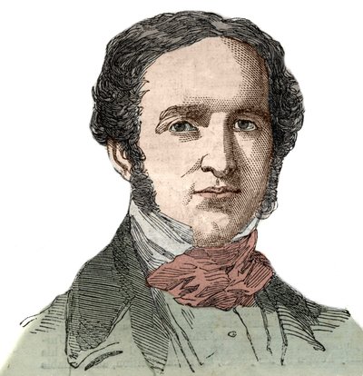Portrait of William Hickling Prescott, American historian by Unknown artist