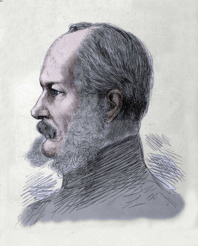 Portrait of William I, King of Prussia and Emperor of Germany. Engraving from the end of the 19th century by Unknown artist