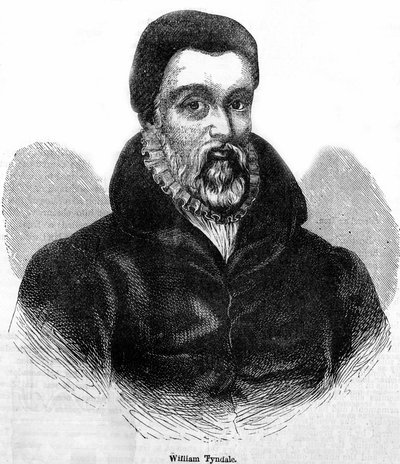 Portrait of William Tyndale (Tindale) (1494-1536), Welsh theologian and translator by Unknown artist