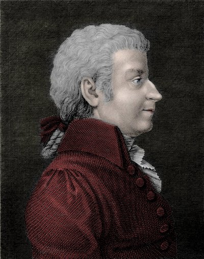Portrait of Wolfgang Amadeus Mozart young (1756 - 1791) composer by Unknown artist