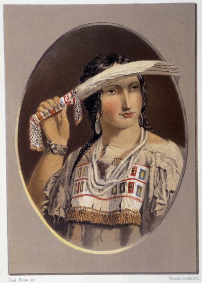 Portrait of a Mixed Indian - in 