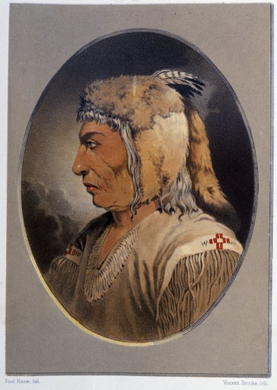 Portrait of an Indian: Man-Ce-Muckt - in 