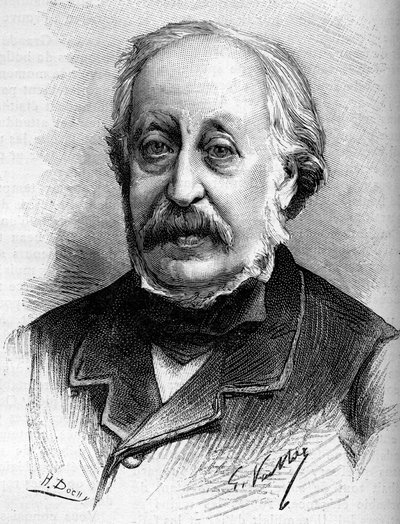 Portrait of pianist composer Stephen Heller (1813-1888). by Unknown artist