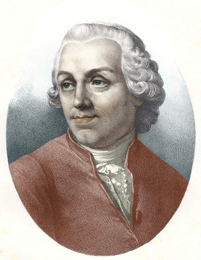 Portrait of the Abbe Etienne Bonnot de Condillac, French philosopher by Unknown artist