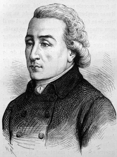 Portrait of the Abbot of Pradt (1759 - 1837). Engraving in 