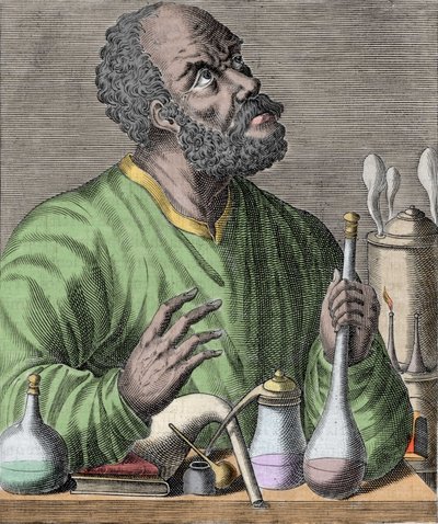 Portrait of the Arab chemist Geber (Jabir ibn Hayyan) (721-776) by Unknown artist