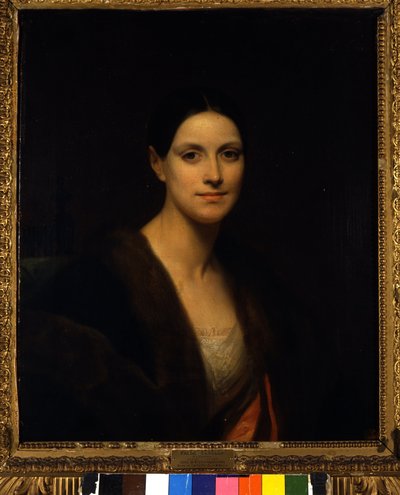 Portrait of the Austrian Dancer Fanny Elssler. Anonymous Painting. 19th Century. Museo della Scala, Milan, Italy by Unknown artist