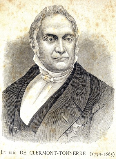 Portrait of the Duke of Clermont - Thunder (1779 - 1865) - in 