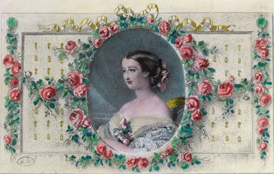 Portrait of the French Impress Eugenie de Montijo by Unknown artist