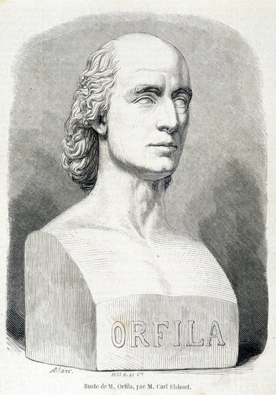 Portrait of the French doctor and chemist Orfila (1787 - 1853) by Unknown artist