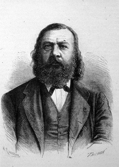 Portrait of the French Writer Theophile Gautier by Unknown artist