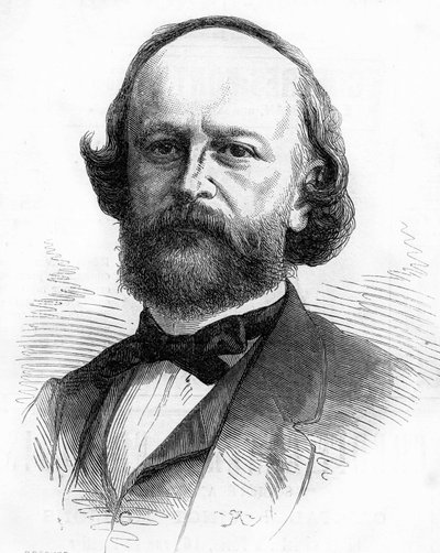 Portrait of Edouard Fournier (1819-1880), French writer and man of letters by Unknown artist
