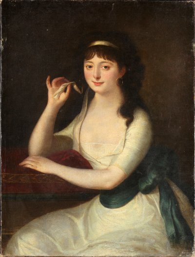 Portrait of the Genoa Aristocrat Luigia Pallavicini (1772-1841) Marquise and Muse of Poets by Unknown artist