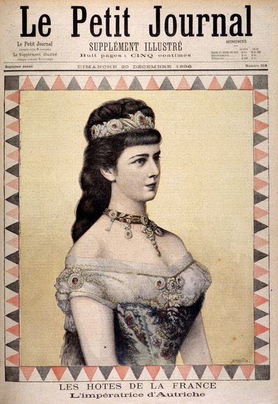 Portrait of the Empress Elizabeth of Austria (Sissi) by Unknown artist