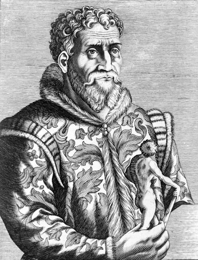 Portrait of the Italian painter Michelangelo Buonarroti known as Michelangelo by Unknown artist