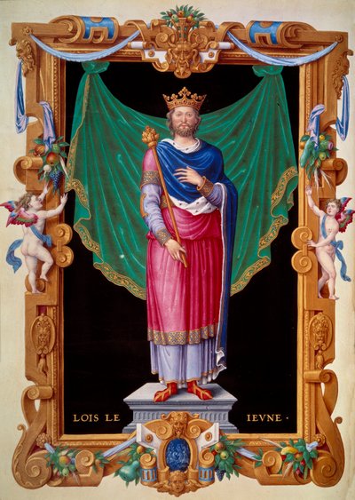 Portrait of the King of France Louis VII the Young by Unknown artist