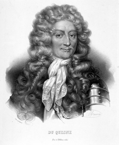 Portrait of the Marquis Abraham Duquesne, French Sailor (1610-1688) by Unknown artist