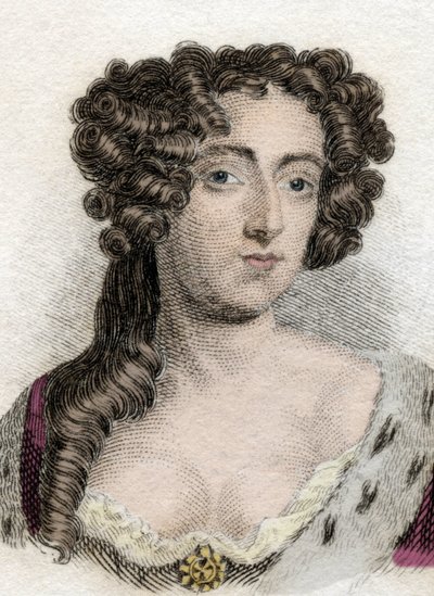 Portrait of Queen Mary II Stuart of England. by Unknown artist