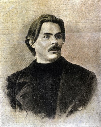 Portrait of the Russian writer Maxim Gorki (Gorkij) (1868 - 1936) by Unknown artist