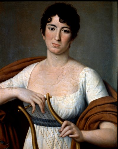 Portrait of the Spanish Singer Isabelle Colbran (1785-1845) by Unknown artist