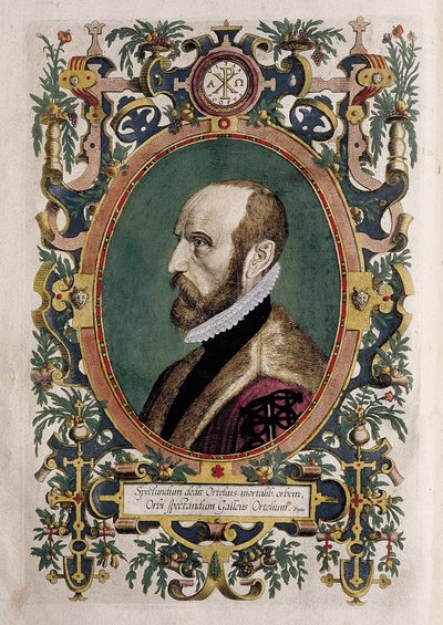 Portrait of the Cartographer Abraham Ortelius by Unknown artist