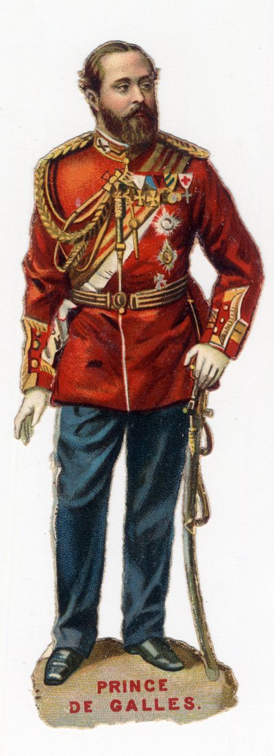 Portrait of the Future Prince of Wales Edward VII, King of Great Britain and Ireland (1841-1910) by Unknown artist