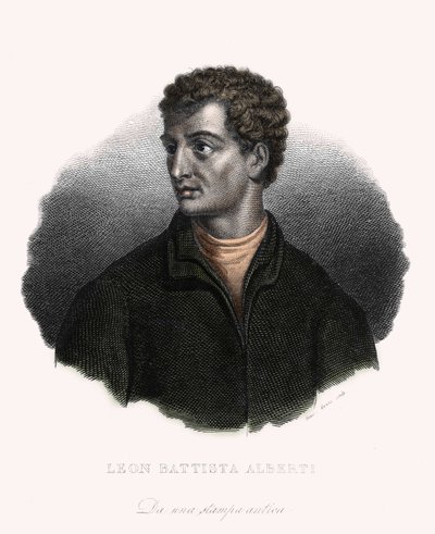 Portrait of the philosopher, Italian humanist architect Leon Battista Alberti by Unknown artist