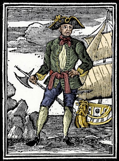 Portrait of the pirate Edward England by Unknown artist