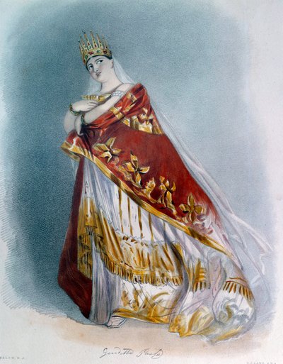 Portrait of the Soprano Singer Giuditta Pasta in Opera Costume by Unknown artist