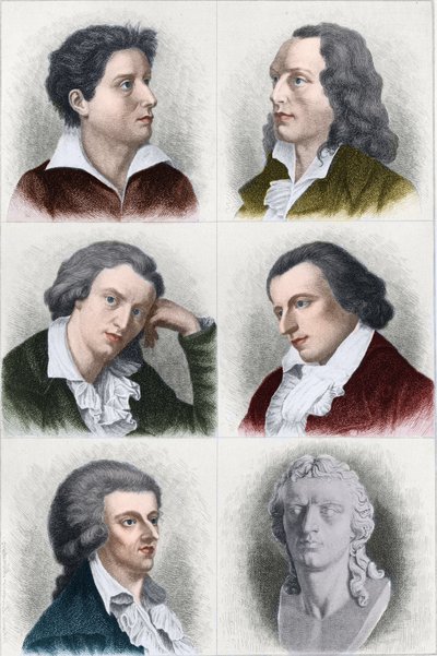 Portraits of Friedrich von Schiller by Unknown artist