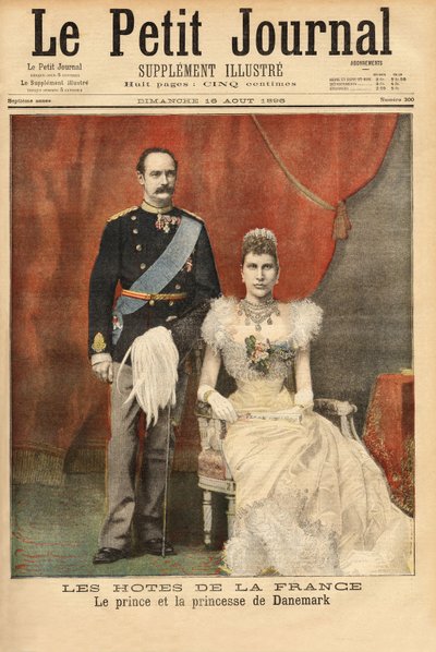 Portraits of the Prince and Princess of Denmark, Frederik VIII by Unknown artist