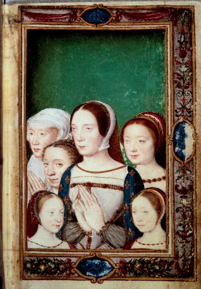 Portraits of the Daughters of Francois I and His Two Wives by Unknown artist