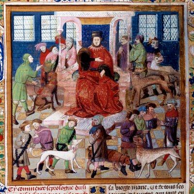 Presentation of the Dogs to the Count of Foix by Unknown artist