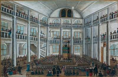 Protestant Church of Charenton, from Liber Amicorum, Spira by Unknown artist