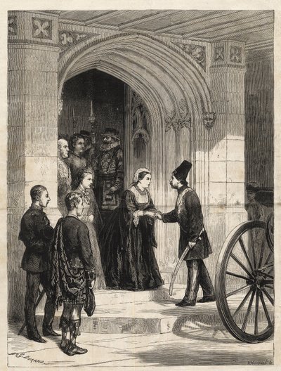 Queen Victoria Receiving the Shah of Persia at the Sovereign